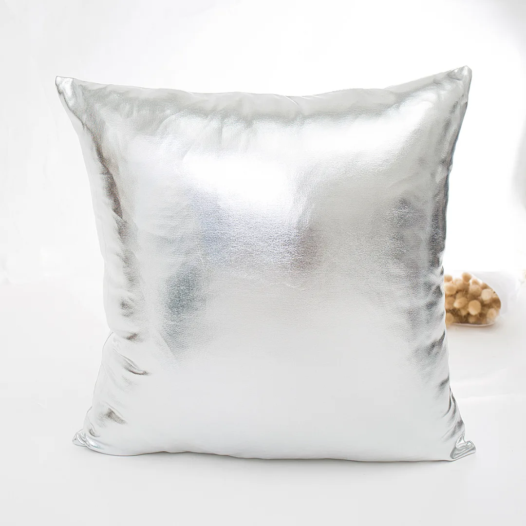 Shining Throw Pillow Case Square Pillow Cover Solid Pillowcase for Home sofa Christmas Party Decoration Cushion Cover 45x45cm
