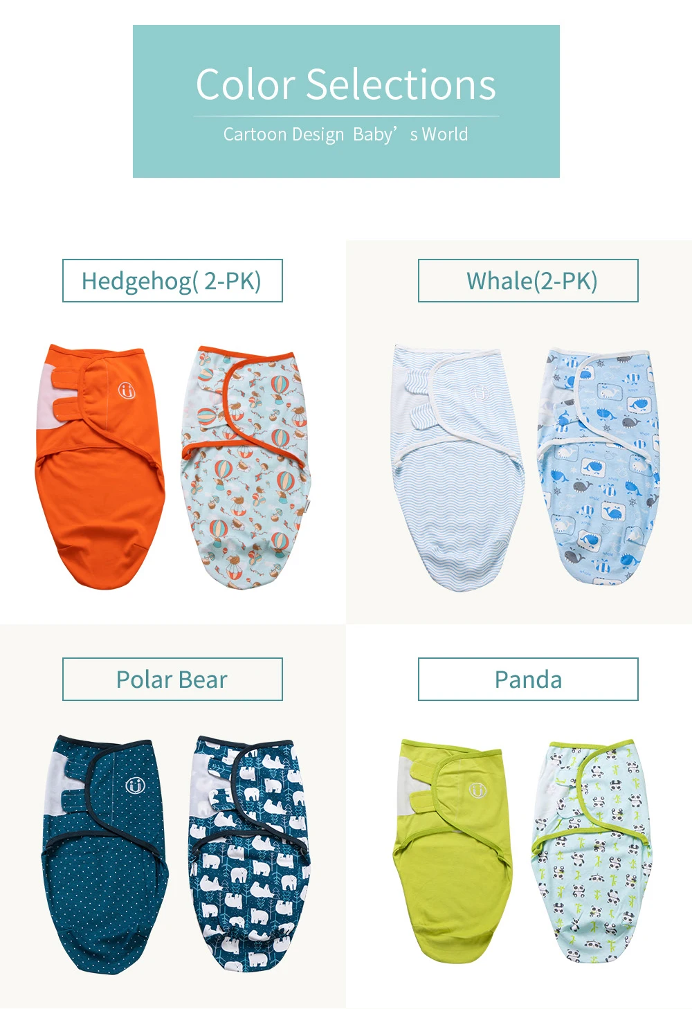 INSULAR 2 шт./компл. 5-7 месяцев детское Пеленальное Одеяло для новорожденных Регулируемая пеленка для младенцев мягкий хлопковый спальный мешок многоцветный
