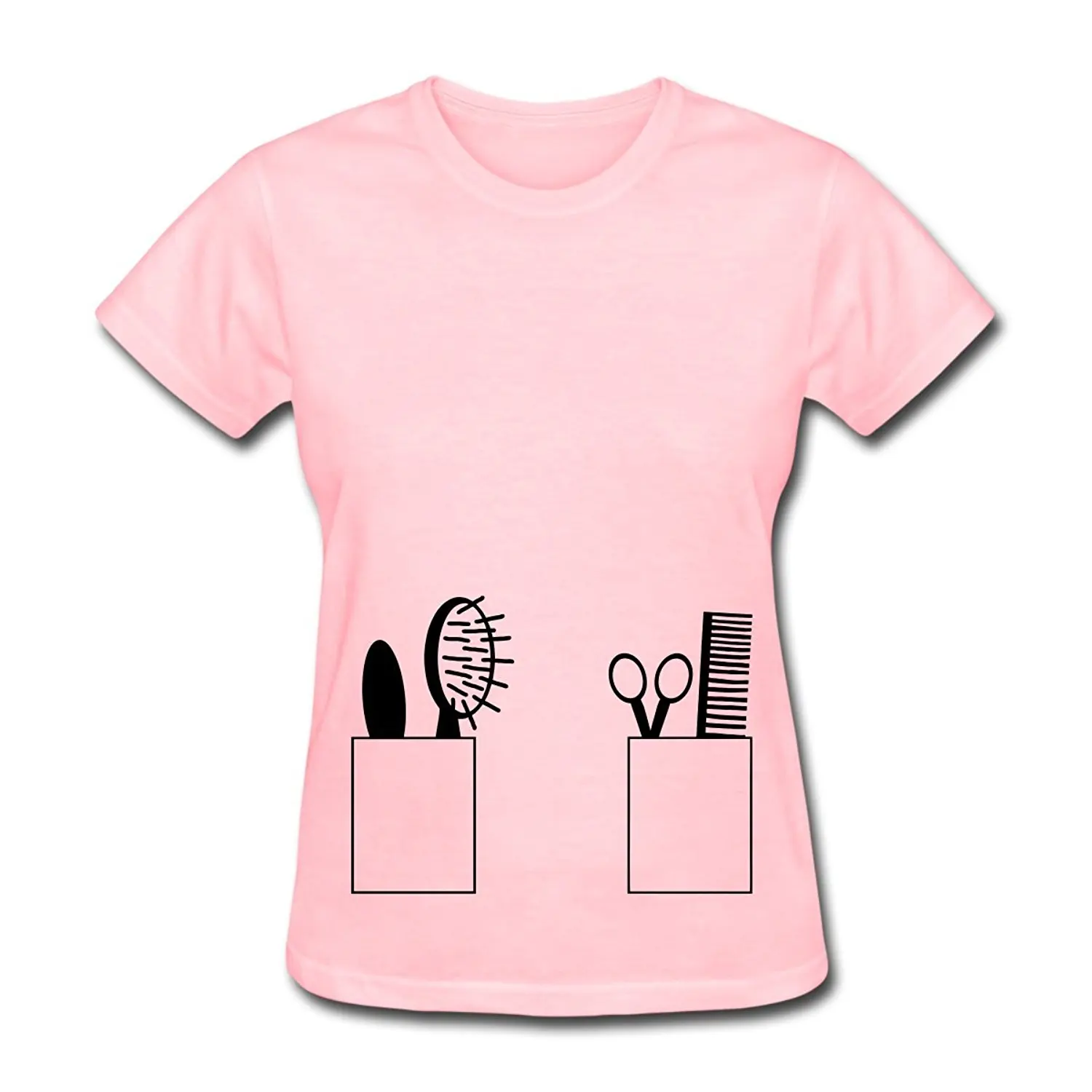

Hairdresser Smock Costume Women's T-Shirt for Lady Kawaii Korean Brand Cute Top Tee Printed Funny T Shirts Printed Funny