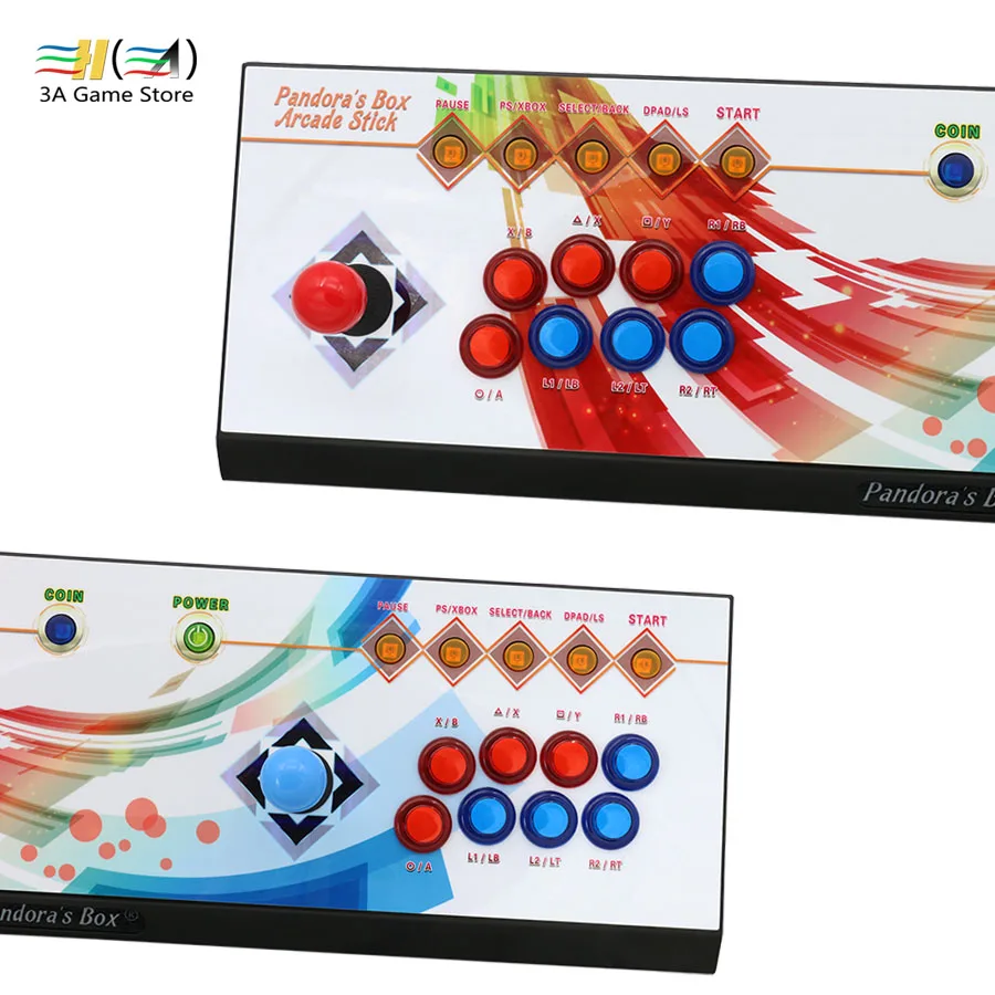 Pandora Box 6 1300 in 1 arcade joystick controller 8 Button led light 2 players Console can add 3000 games usb joystick for pc Pandora Box 6 1300 in 1 arcade joystick controller 8 Button led light 2 players Console can add 3000 games usb joystick for pc