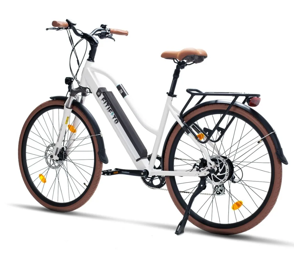 Excellent 28 "elegant Electric Bicycle For Girls Women Adopt 36 V 16ah Battery Of Lithium Of 250 Watt Motor Of High Quality Road Bike 11