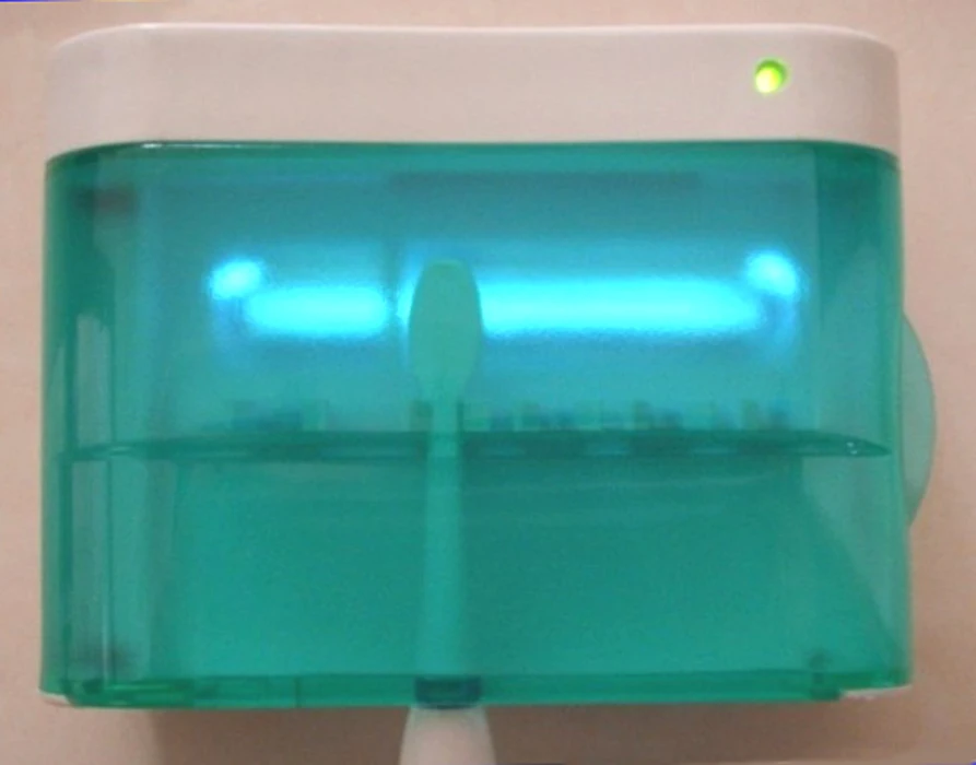 Устройство для УФ дезинфекции зубных щеток очиститель держатель хранения