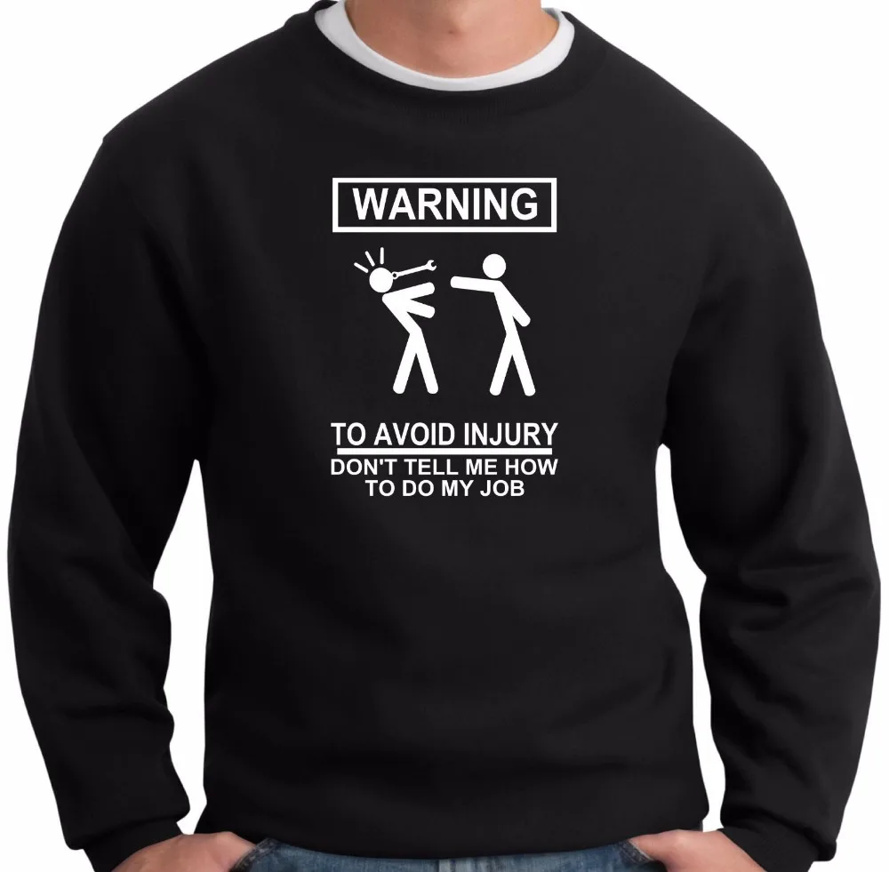 

Mens Funny Sweatshirt jumper Mechanic Engineering Tools Toolbox Spanners Garage New Winter Modis Cotton Fleece Hoodie Men