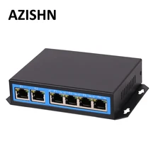 CCTV PoE Net Switch 4-Port 10/100M Hub Power Over Ethernet PoE&Optical Transmission 15W For IP Camera System Network Switcher