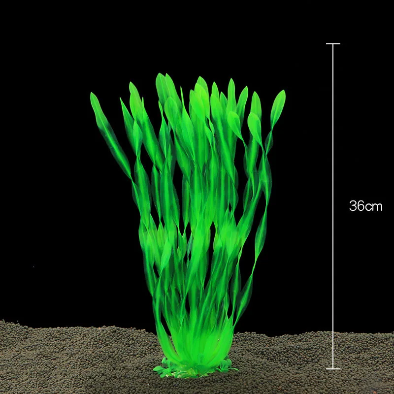 40 см искусственные аквариумные растения водный аквариум с травой Декор украшение аквариума орнамент ландшафтное украшение