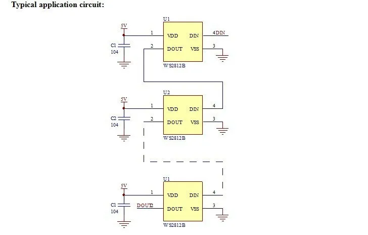 Новая версия(1000 шт./лот) DC5V WS2812B светодиодный чип WS2811 IC 5050 SMD белый/черный RGB светильник бусины