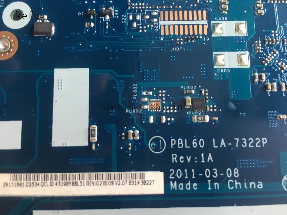 Материнская плата KEFU для ноутбука ASUS X53B K53BY K53BR K53B DDR3 PBL60|Материнские платы| |