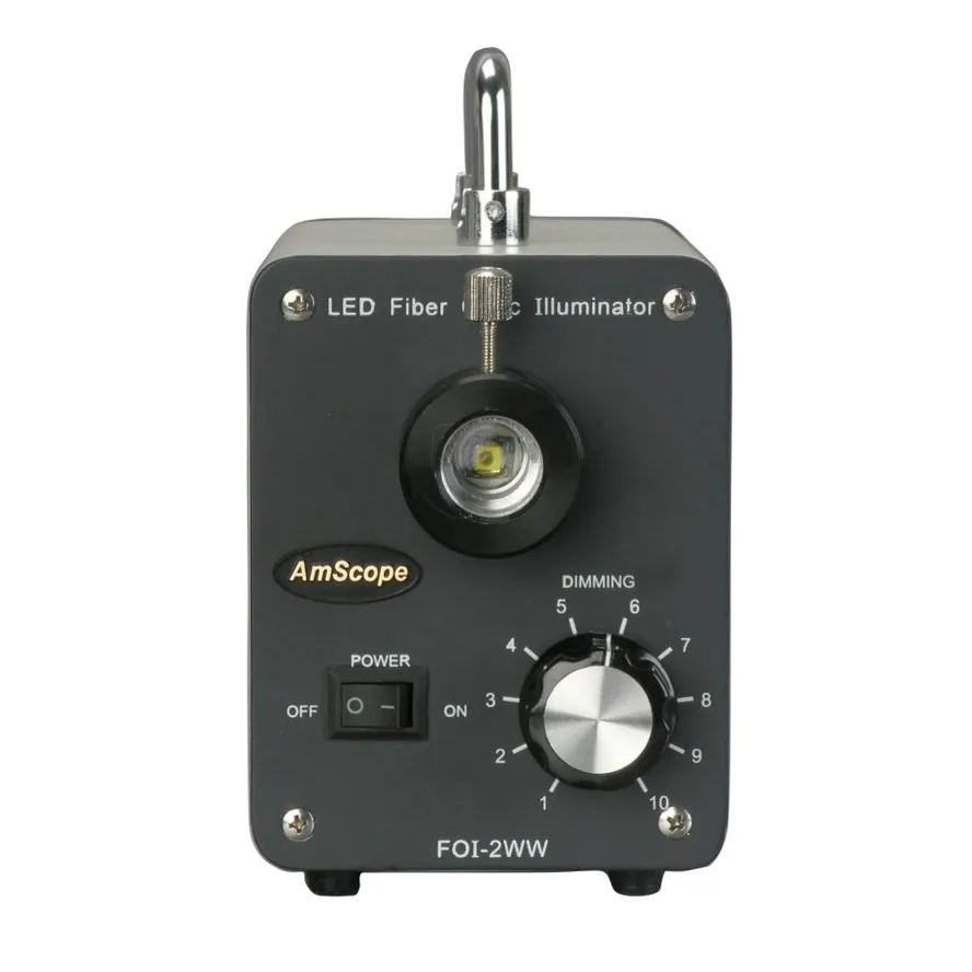 

AmScope 20W LED холодный волоконно-оптический осветитель светодиодный-20W
