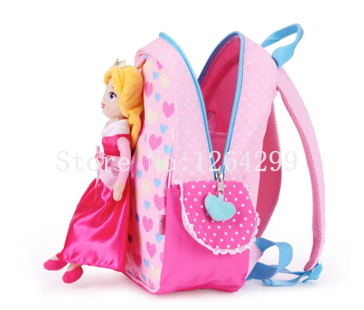 Новая мода Рапунцель Белоснежка Спящая красавица принцесса девушки студентов сумки для детского сада, школы дети рюкзак для детей