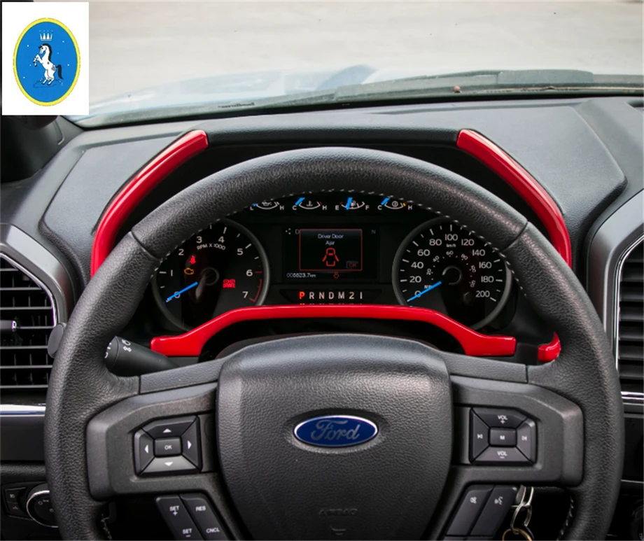 Yimaautotrims авто аксессуар приборная панель инструмент накладка 3 шт. подходит для Ford