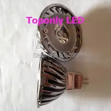 Epistar высокого качества DC12v 3 Вт mr16 высокой мощности светодио дный пятно света лампы с гальваническим серебряным shell CE& ROHS гарантия 3 года