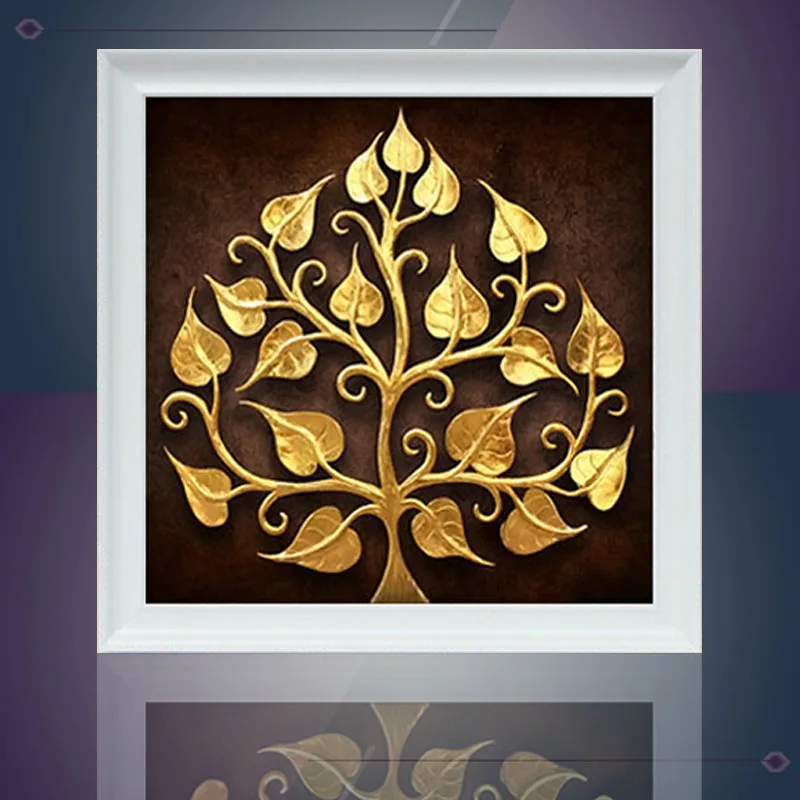 

Gold rich tree 5D Full Diamond Painting Stone Pictures Needlework Cross Stitch Mosaic Diamond Embroidery wall Sticker painting