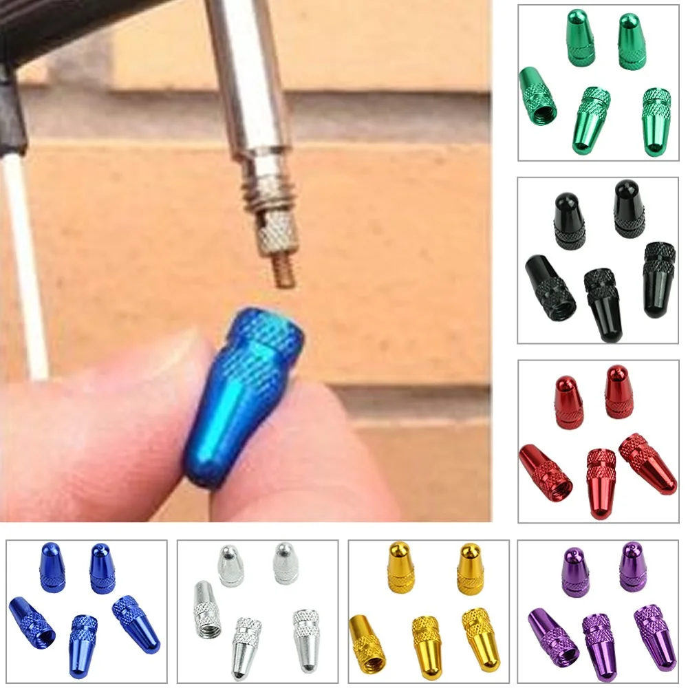 

Bicycle Fixie MTB Presta Wheel Rim Tyre Stem Air Valve Caps Dust Cover 5Pcs