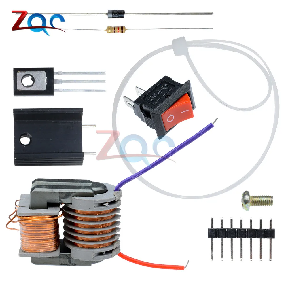 DC High Voltage Generator Inverter Electric Ignitor 15KV 18650 Battery DIY Kit 