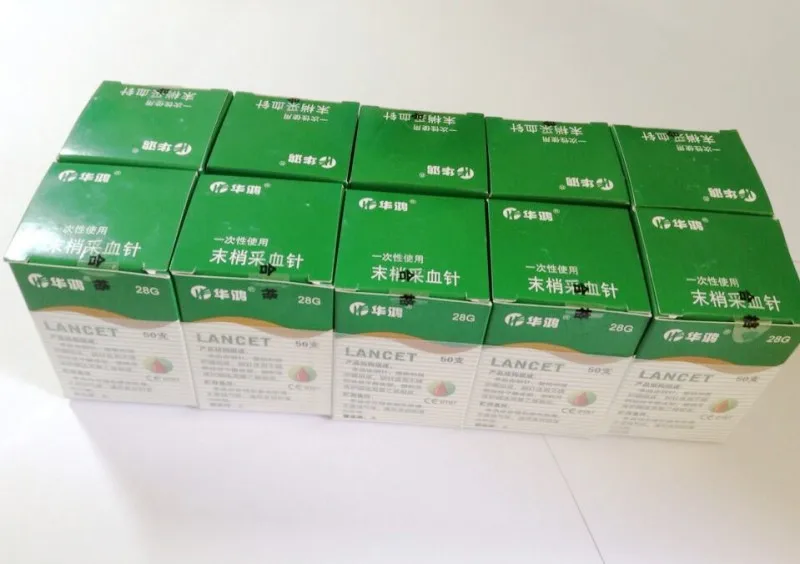 

Wholesales CE approved Sterile disposable blood Lancet 500pcs/lot for blood glucose sampling 23G/26G/28G 10packs/lot free