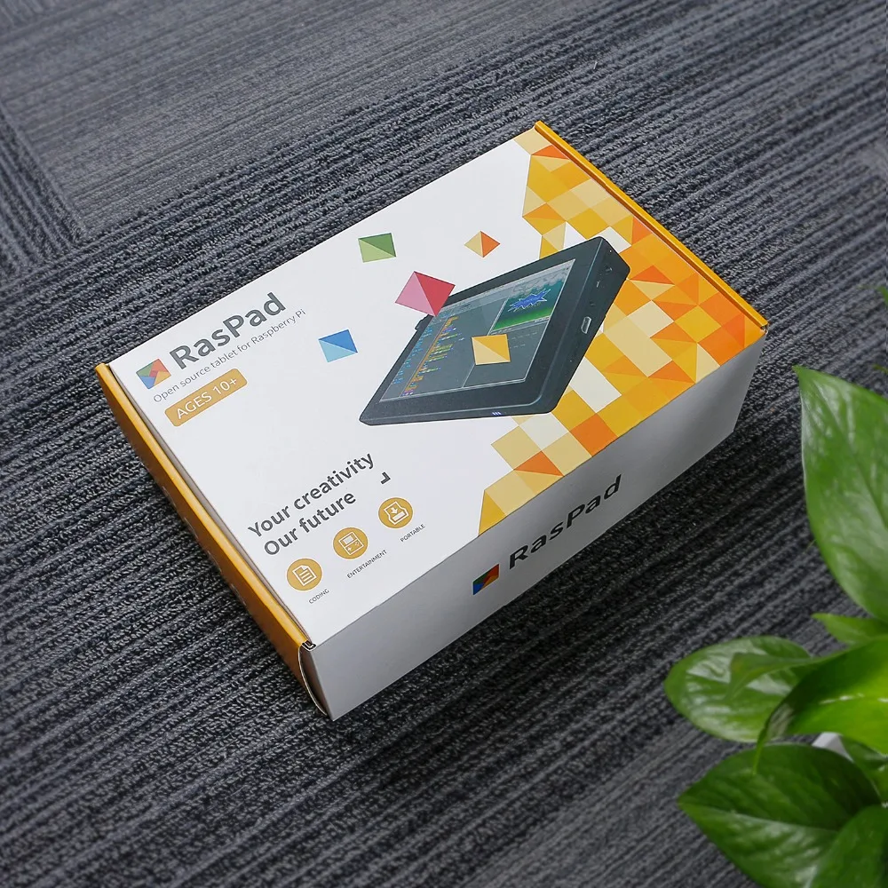 Sunfower Raspad-планшет Raspberry Pi, встроенный аккумулятор, сенсорный экран 10,1 дюйма и аудио в одном для Raspberry Pi 3B+ и IoT/AI