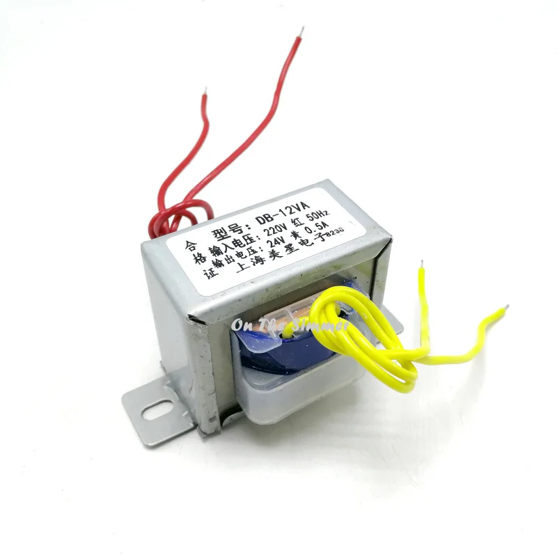 

Power transformer EI48*26 DB-12VA 220V to 24V 0.5A AC AC24V 500mA