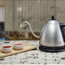 Небольшой Электрический чайник длинный рот нержавеющая сталь
