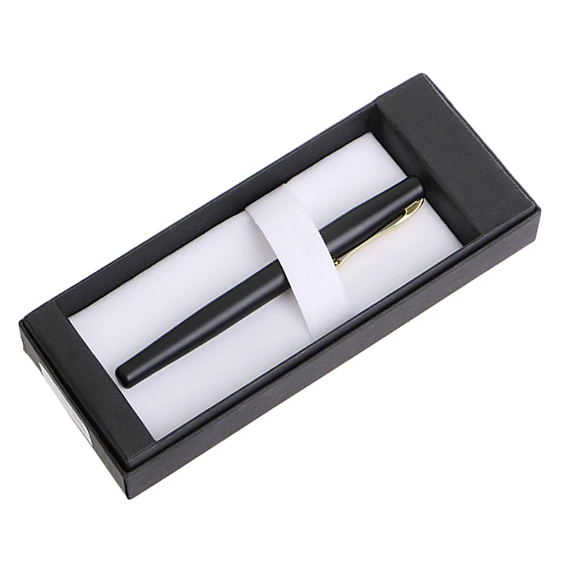 

1 Pc High Quality 209 Black Fountain Pen 22KGP M Nib Set New Original Box For Office School Student Stationery