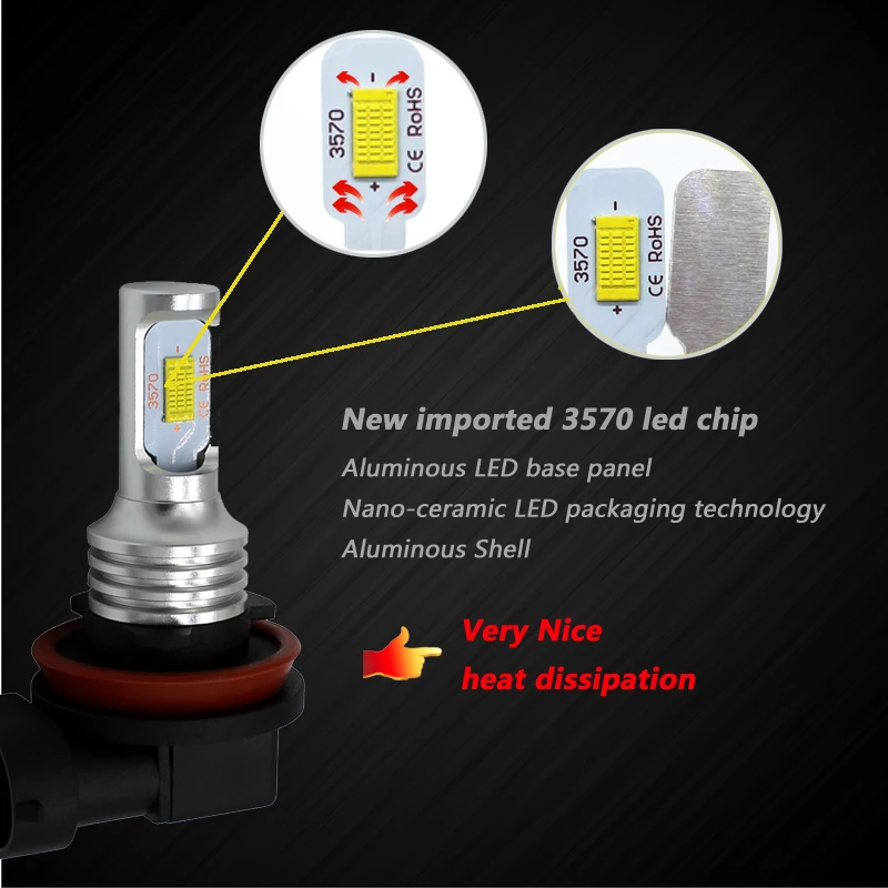 2PCS H11 H8 H9 72W led fog light CSP Chip 1000lm auto led DRL 12V 24V white Golden yellow For VW Lavida Sagitar Touarge Touran 2PCS H11 H8 H9 72W led fog light CSP Chip 1000lm auto led DRL 12V 24V white Golden yellow For VW Lavida Sagitar Touarge Touran