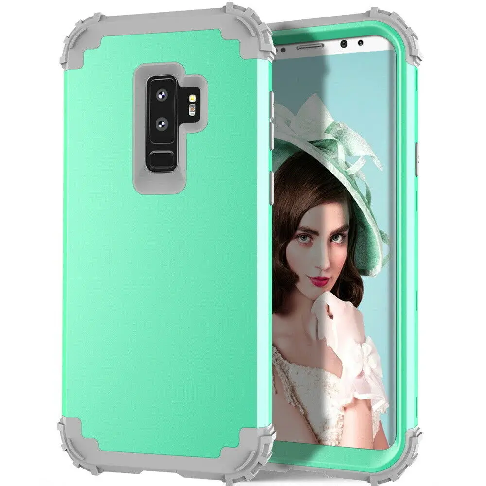 Samsung S9/S9 Plus/Note 8 New Armor Shockproof Hybrid Protector Combo Case Shell