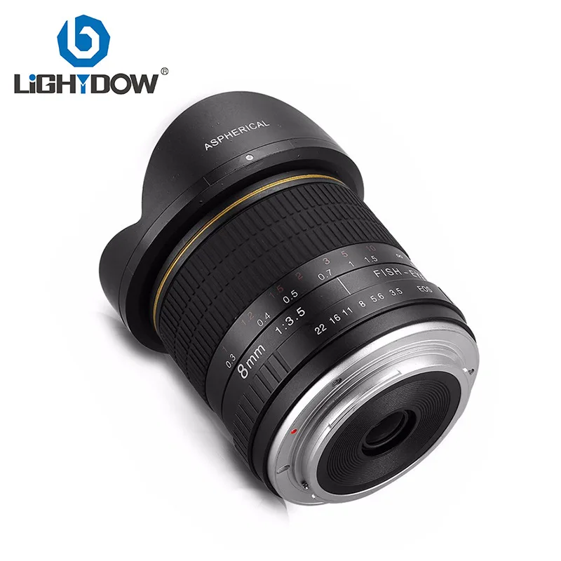 Объектив рыбий глаз 8 мм супер широкоугольный объектив для рта Canon|Объективы