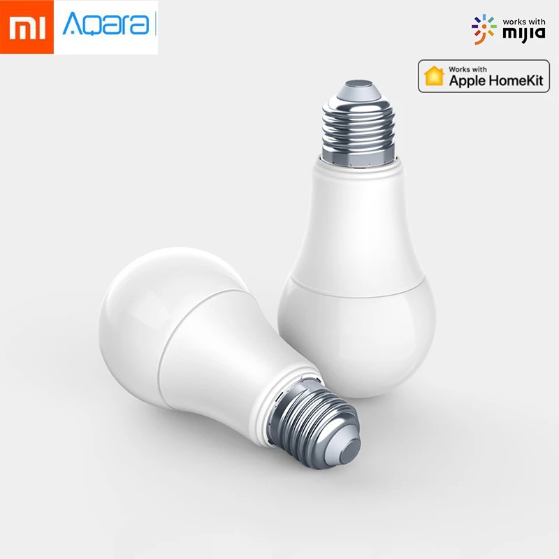 Wholesale Xiaomi Aqara 9W E27 2700K-6500K 806lum Smart White Color LED Bulb Light Work with Home Kit and MI Home App Smart Lamp