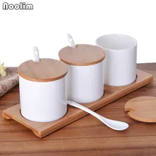 Простая керамическая белая банка для хранения специй, сахара, коробка для соли и специй, кухонная бутылка для хранения приправ, кухонный пищевой контейнер
