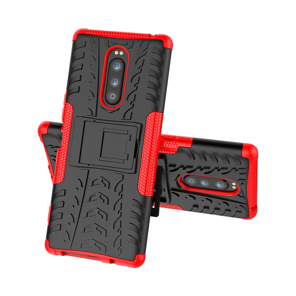 

For Sony Xperia L3 XZ2 XZ2 Compact XZ2 Premium Cover Case Armor Silicone Rugged Hard Plastic Case For Sony XZ3 XZ4 With Holder