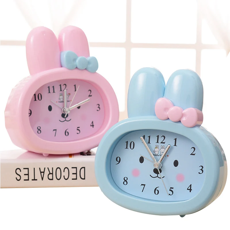 Brand New Children Toy Table Clock Cute Cartoon Rabbit Digital Desk Bunny Ears Alarm Clock Students Gift kids Mute Clock Brand New Children Toy Table Clock Cute Cartoon Rabbit Digital Desk Bunny Ears Alarm Clock Students Gift kids Mute Clock