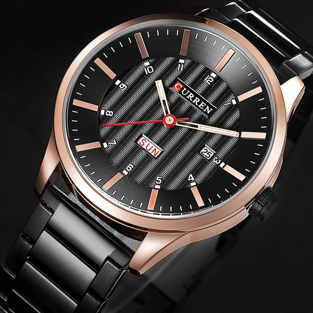 2018 CURREN Для мужчин часы лучший бренд роскошных Бизнес Кварцевые наручные часы мужской моды Повседневное Дата Неделя аналоговые часы Relógio
