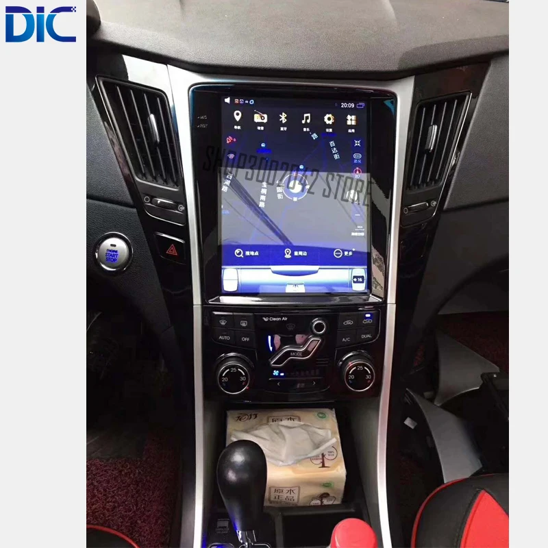 

DLC Android 6.0 version navigation player GPS multifunction system vertical screen high quality For HYUNDA sonata 8 2013-2017