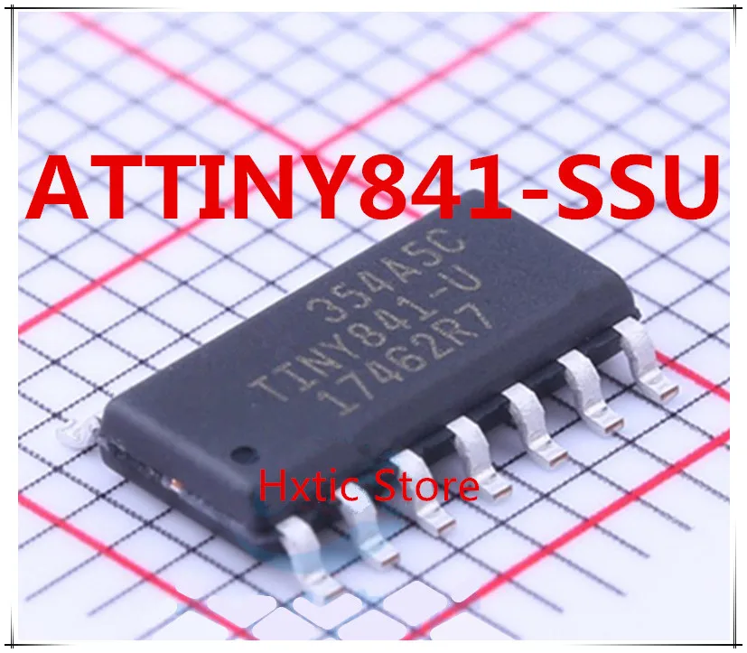 Новинка 10 шт./лот ATTINY841-SSU ATTINY841 SOP-14 IC | Электроника