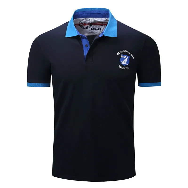 Fredd Marshall Brand Men's Clothing Summer Men Short Sleeve Polo Shirts Fashion Cotton Casual Male Polos Camisa Masculina Euro Size M-XXL (12)