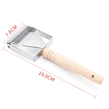 Пчеловодческий Пчелка скребок пчелиный инструмент из нержавеющей стали тип большого пальца пчелиный мед нож пчелиный скребок для улья Многофункциональный режущий нож для меда