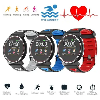 

Smart Bracelet Full Touch Screen Support Health Monitoring Call Reminder IP68 Waterproof Sports Fitness Tracker Smart Watch