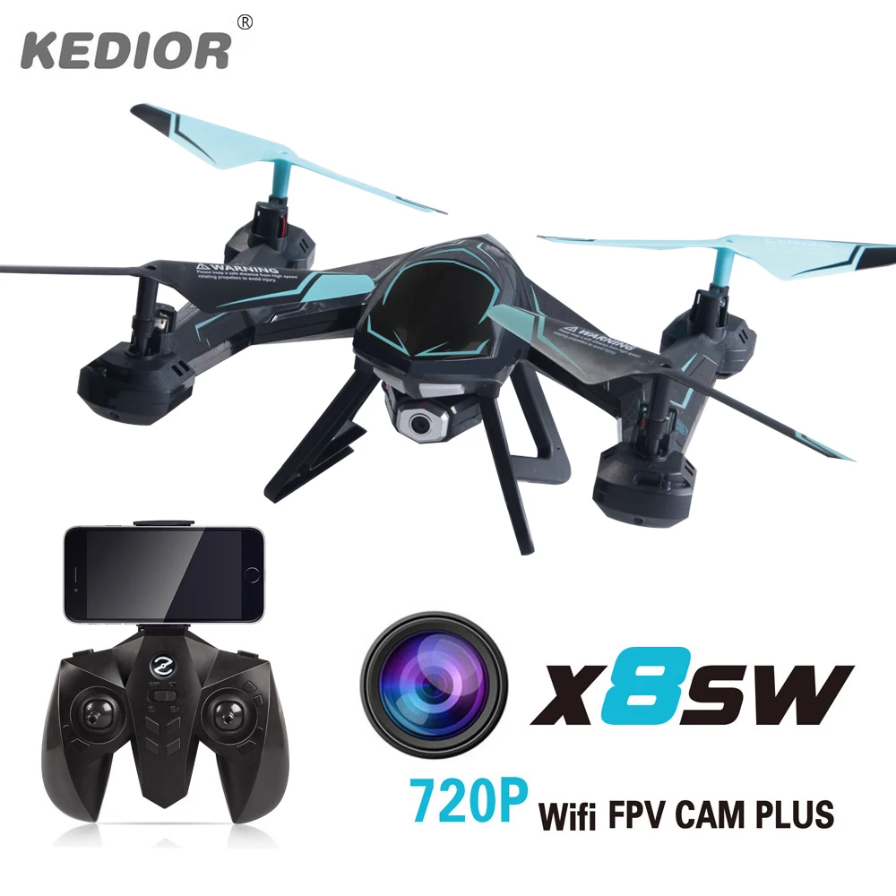 X8SW Fpv Wifi Ufo Drone with Camera HD Gopro Rc Quad copter 2.4G Professional Dron HD 720P Flying Camera Helicopter UAV For Sale