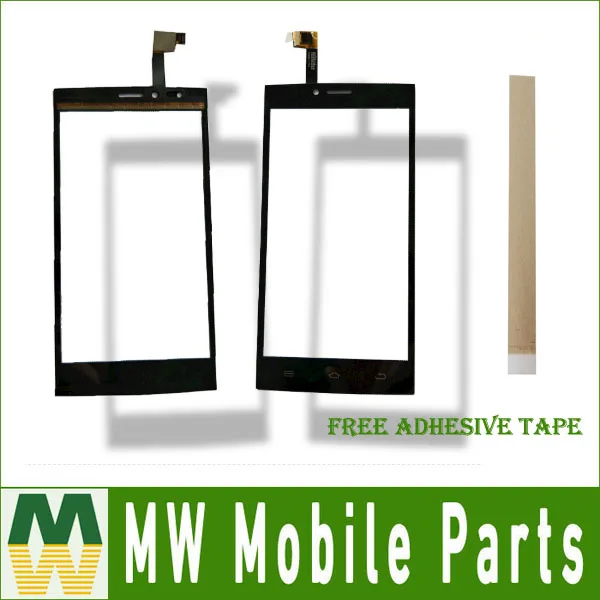 

1PC/Lot High Quality 'For DEXP Ixion ES2 5.0'' Touch screen Touch Plane Digitizer Black White Color with tape