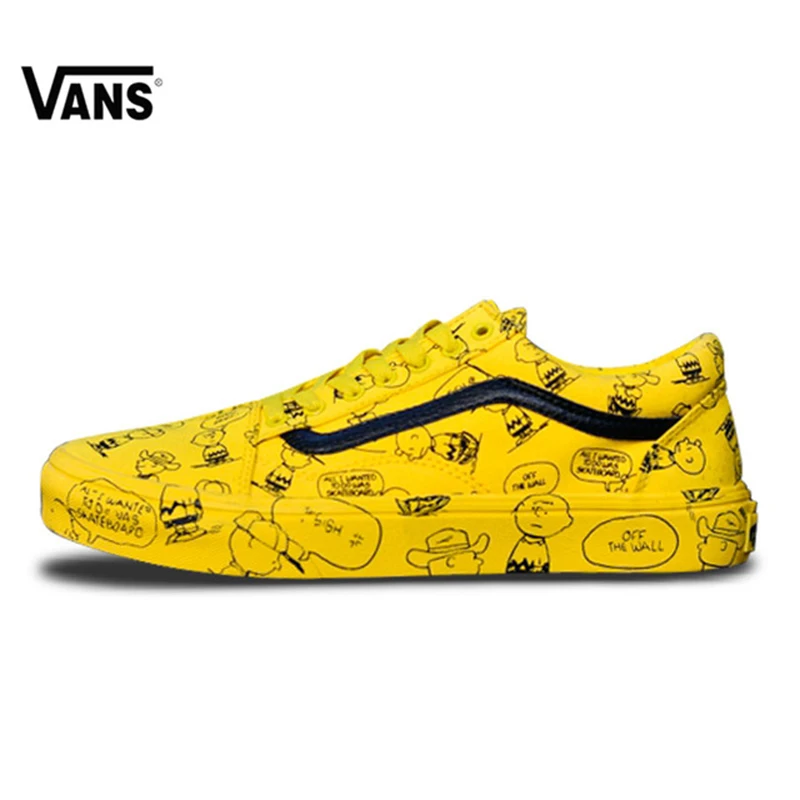 Original Vans X PEANUTS Men's & Women's Classic Old Skool Low-top Skateboarding Shoes Sneakers Outdoor Skateboard