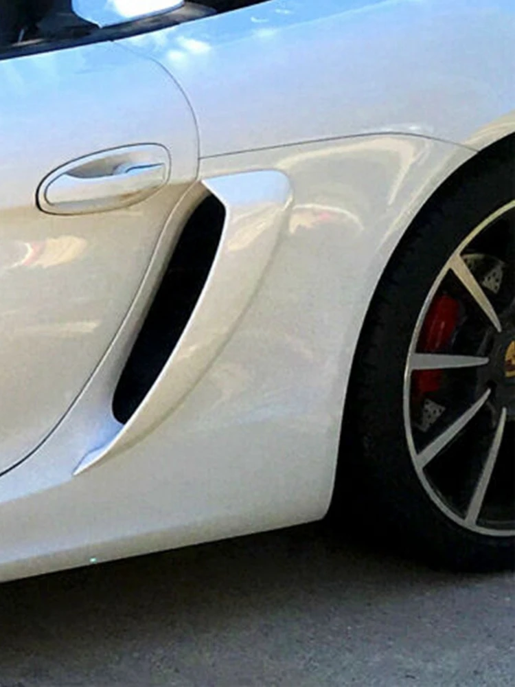 Подходит для 2013-2016 981 Boxster Cayman GT4 GTS боковые вентиляционные отверстия сетки |
