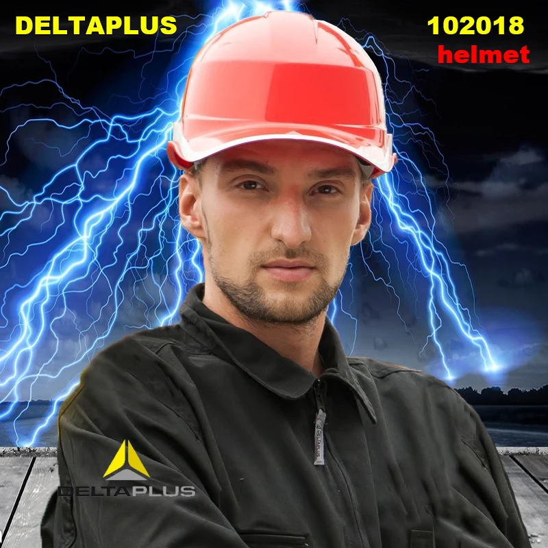 Защитный шлем DELTA PLUS 102018 ABS электрическая изоляция дышащие светоотражающие