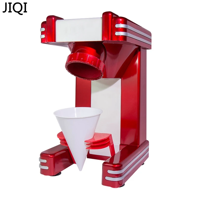 JIQI Household Electric Ice crusher shaver snow cone ice block making machine ice slush sand maker ice tea shop 220V EU цена JIQI Household Electric Ice crusher shaver snow cone ice block making machine ice slush sand maker ice tea shop 220V EU цены онлайн