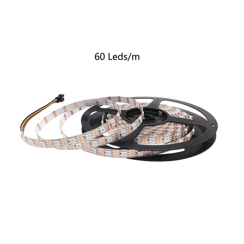 

5M WS2815 (Upgraded WS2812B) 30/60 Pixels Dual Signal LED Flexible Strip DC12V