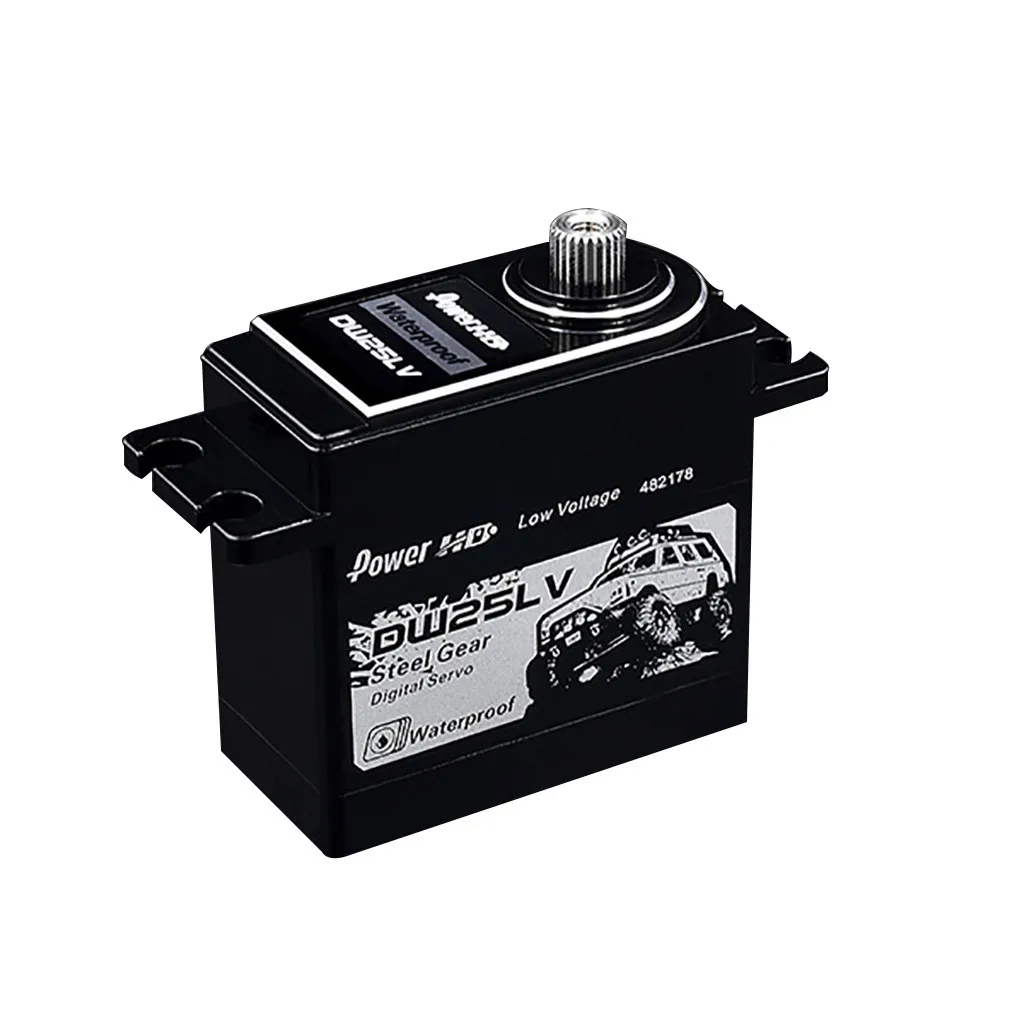 

Power HD DW-25LV 25Kg High-Speed Voltage Metal Gear Servo Waterproof for 1/10 RC 6.26
