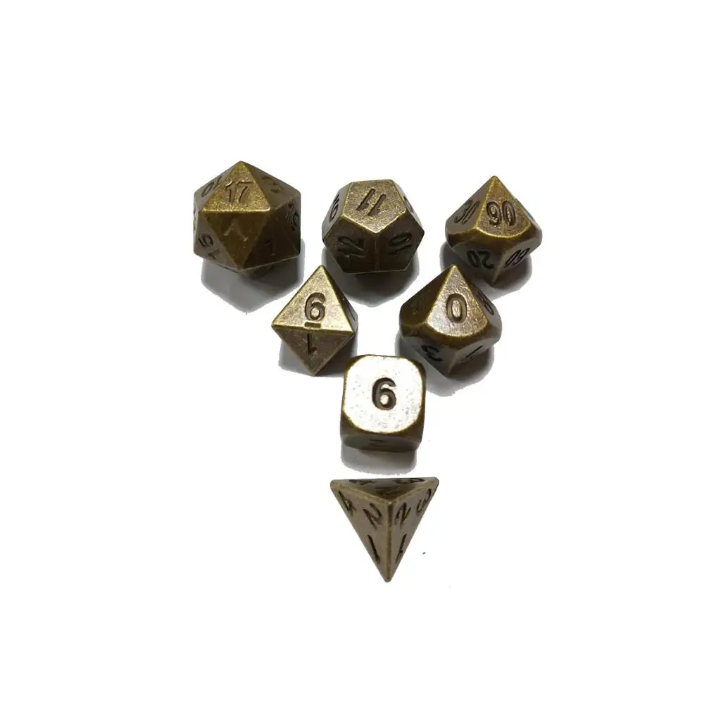 Прямая продажа с фабрики Подземелья и Драконы 7 шт./компл. креативные RPG кости D &