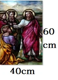 На заказ оконная пленка Европейская многоцветная Ретро статическая пленка Иисус церковь индивидуальный гардероб дверь стекло цветная пленка матовая - Цвет: 026 40cm by 60cm