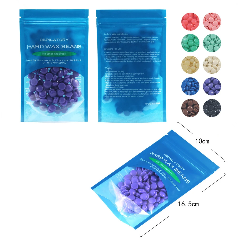 Elecool 50g Lavender Scent Hand Wax Beans Depilatory Wax Pellet