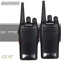 2 шт. BAOFENG BF-777S портативная рация UHF радио Вт 5 Вт портативный CB радио Baofeng PTT Talki Walki радио Comunicador BF-888S BF888S BF-C1