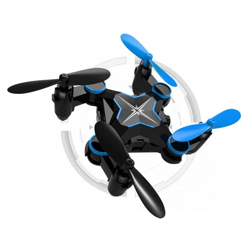 901HS MINI RC Pocket Drone Altitude Hold Foldable Quadcopter WiFi FPV With 0.3MP Camera Follow function and Trajectory flight 