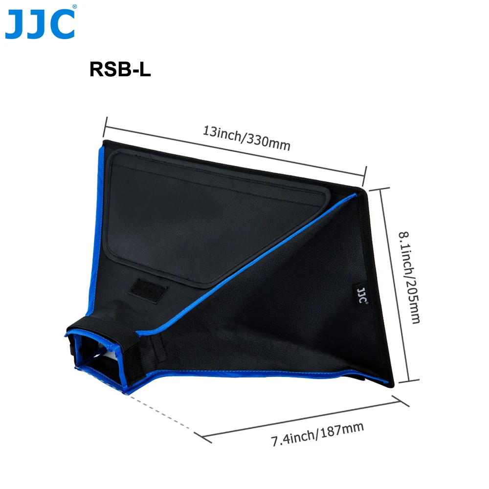 JJC вспышка софтбокс фотография Универсальный студийный рассеиватель для вспышки софтбокс для CANON YONGNUO Nikon sony Fujitsu Pentax светильник - Цвет: RSB-L